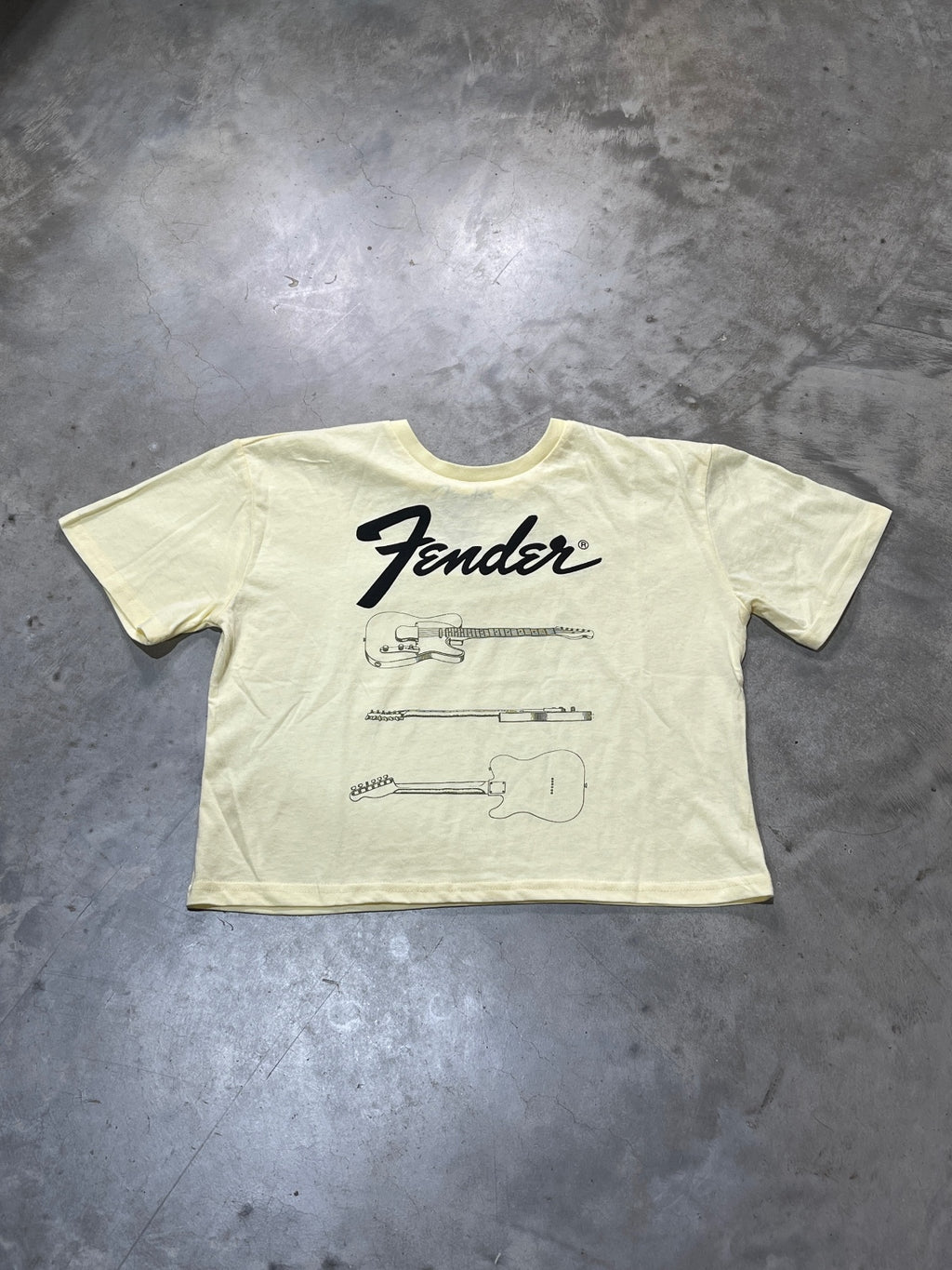 Fender Preowned Medium Cropped T-shirt