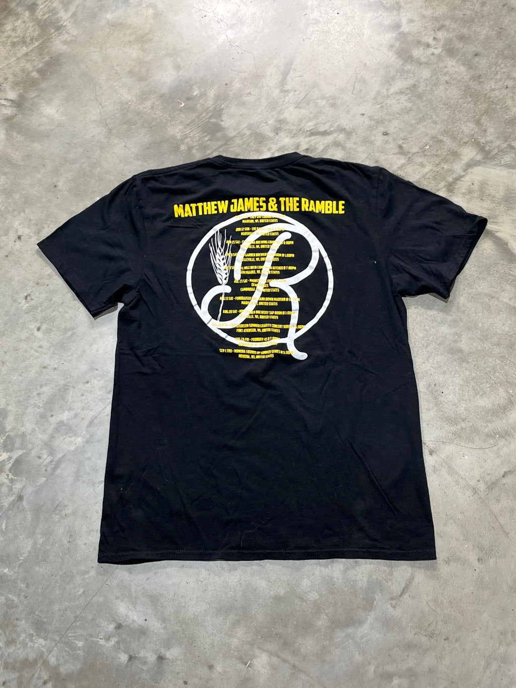 Matthew James & The Ramble Preowned Medium T-shirt