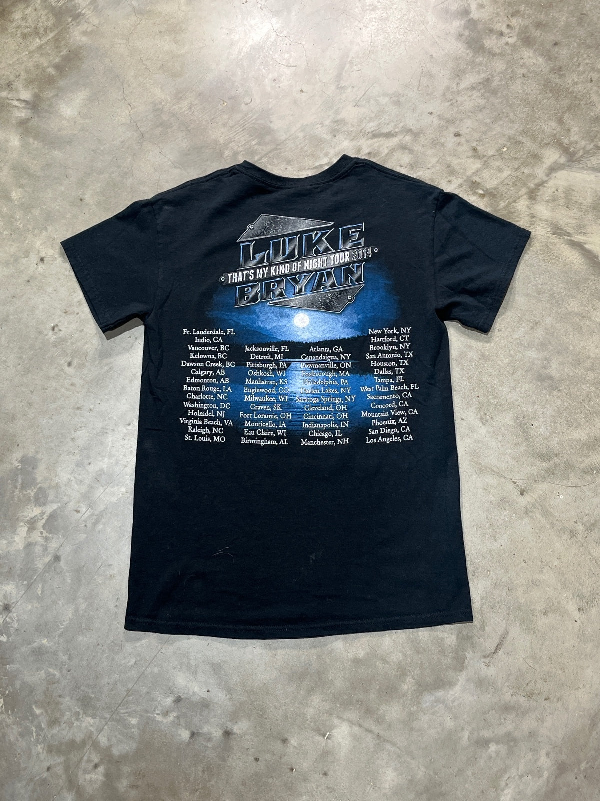 Luke Bryan Preowned Small T-shirt