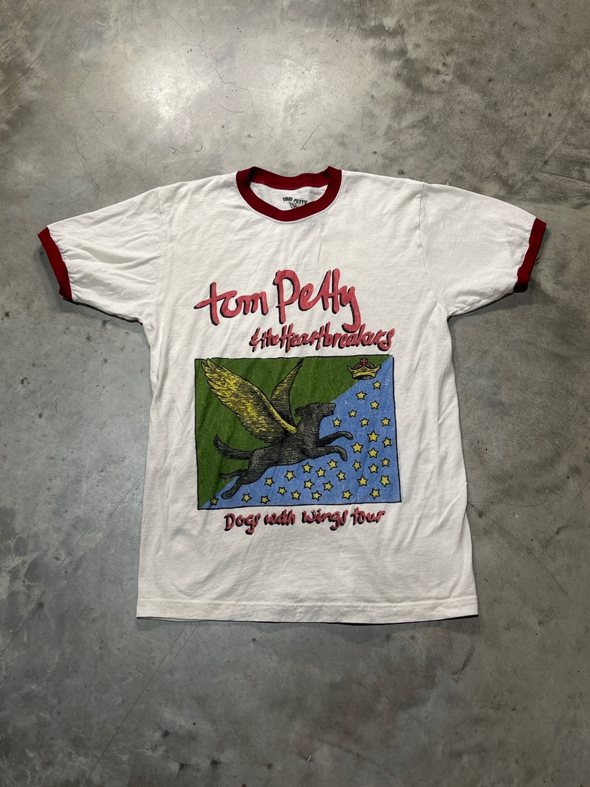 Tom Petty Preowned Medium Ringer T-shirt