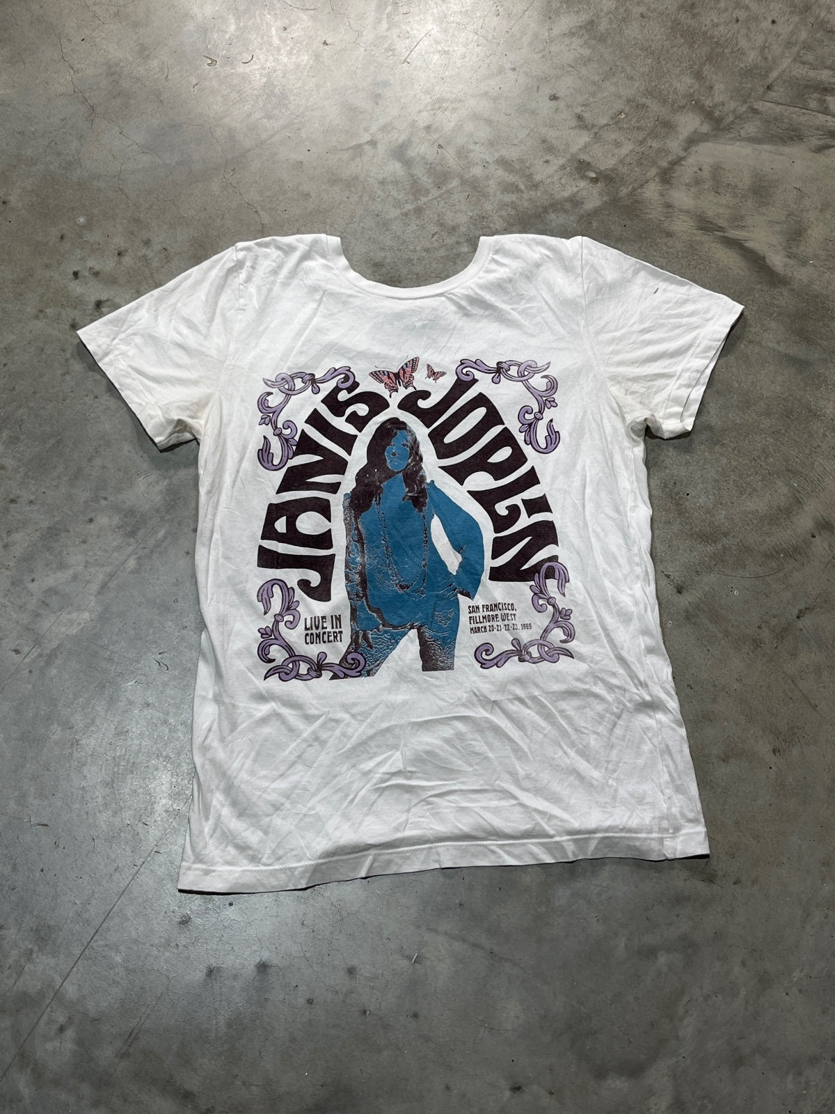 Janis Joplin Preowned Small T-shirt