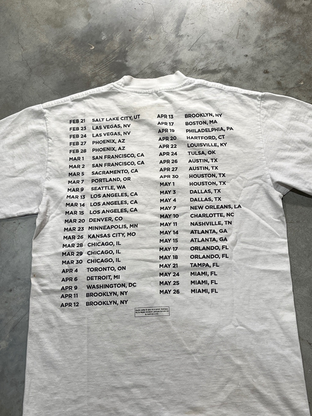 Bad Bunny Preowned Small T-shirt