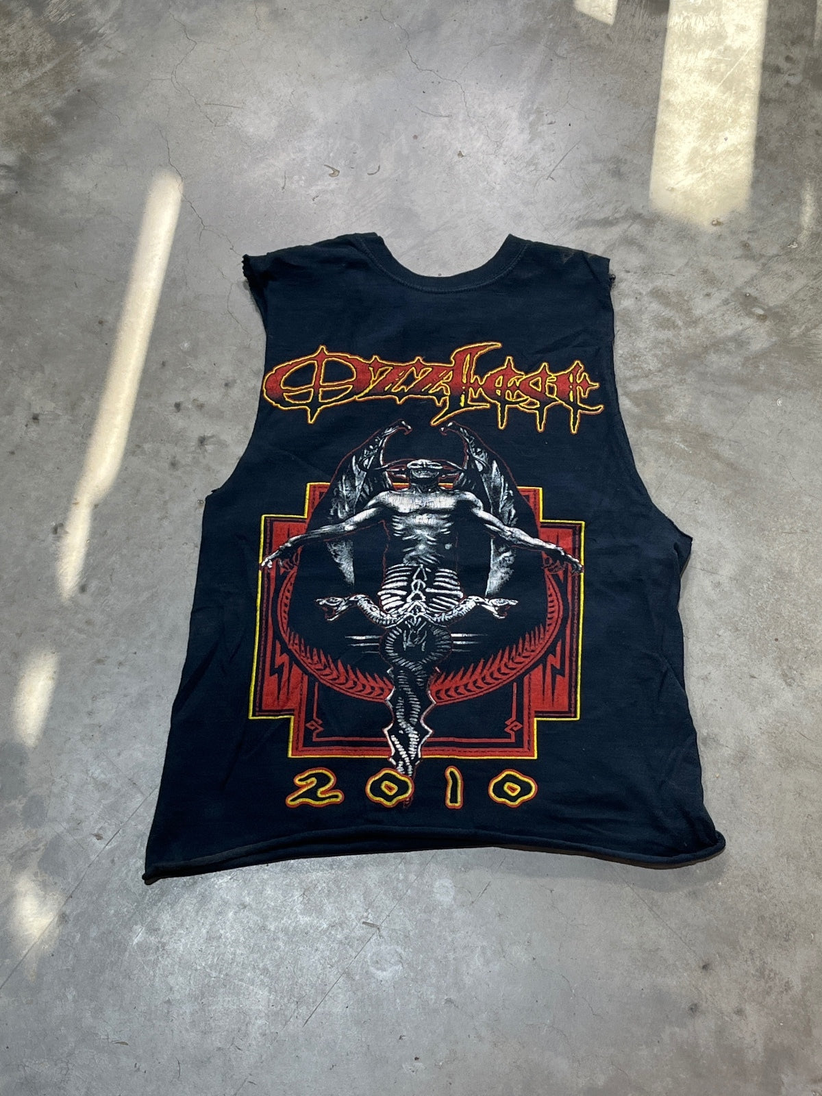 Ozzy Osbourne Motley Crue Ozzfest Preowned Small Tank Top T-shirt