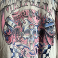 Metallica 2xlarge white graphic vintage distressed preowned tshirt
