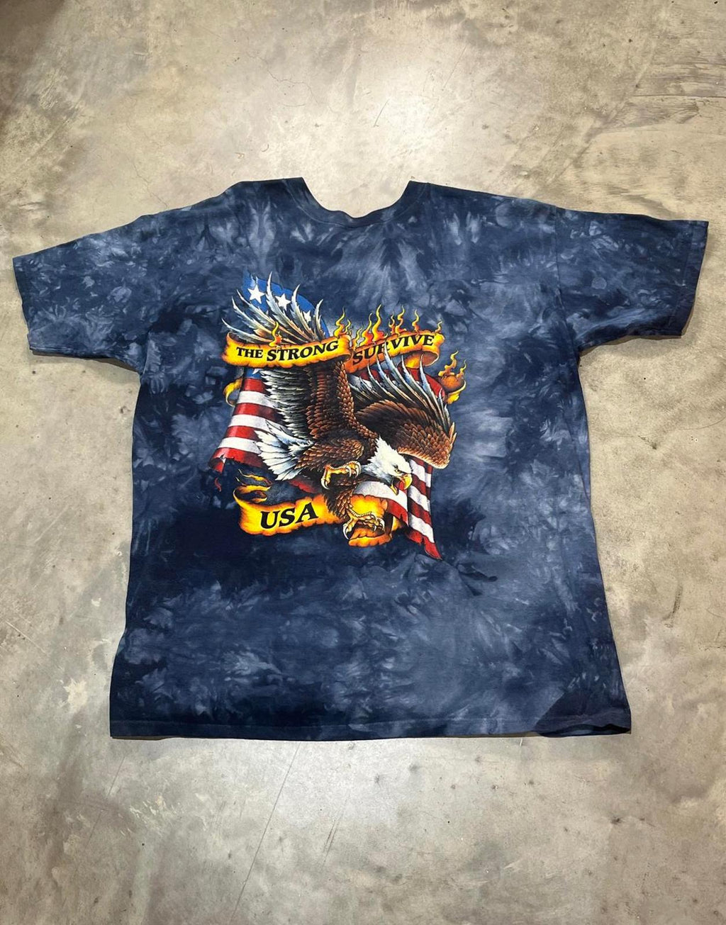 The Strong Survive USA Preowned XL Tie Dye T-shirt