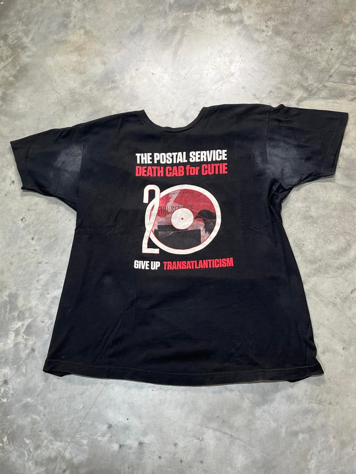 The Postal Service / Death Cab For Cutie Preowned XL T-shirt