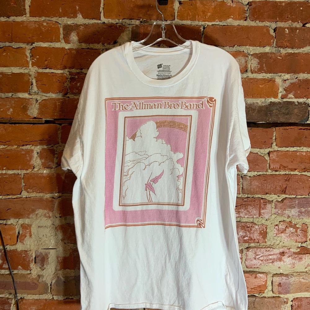 Allman brothers band 2XLarge white graphic preowned T-shirt