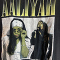 Aaliyah small black graphic preowned T-shirt