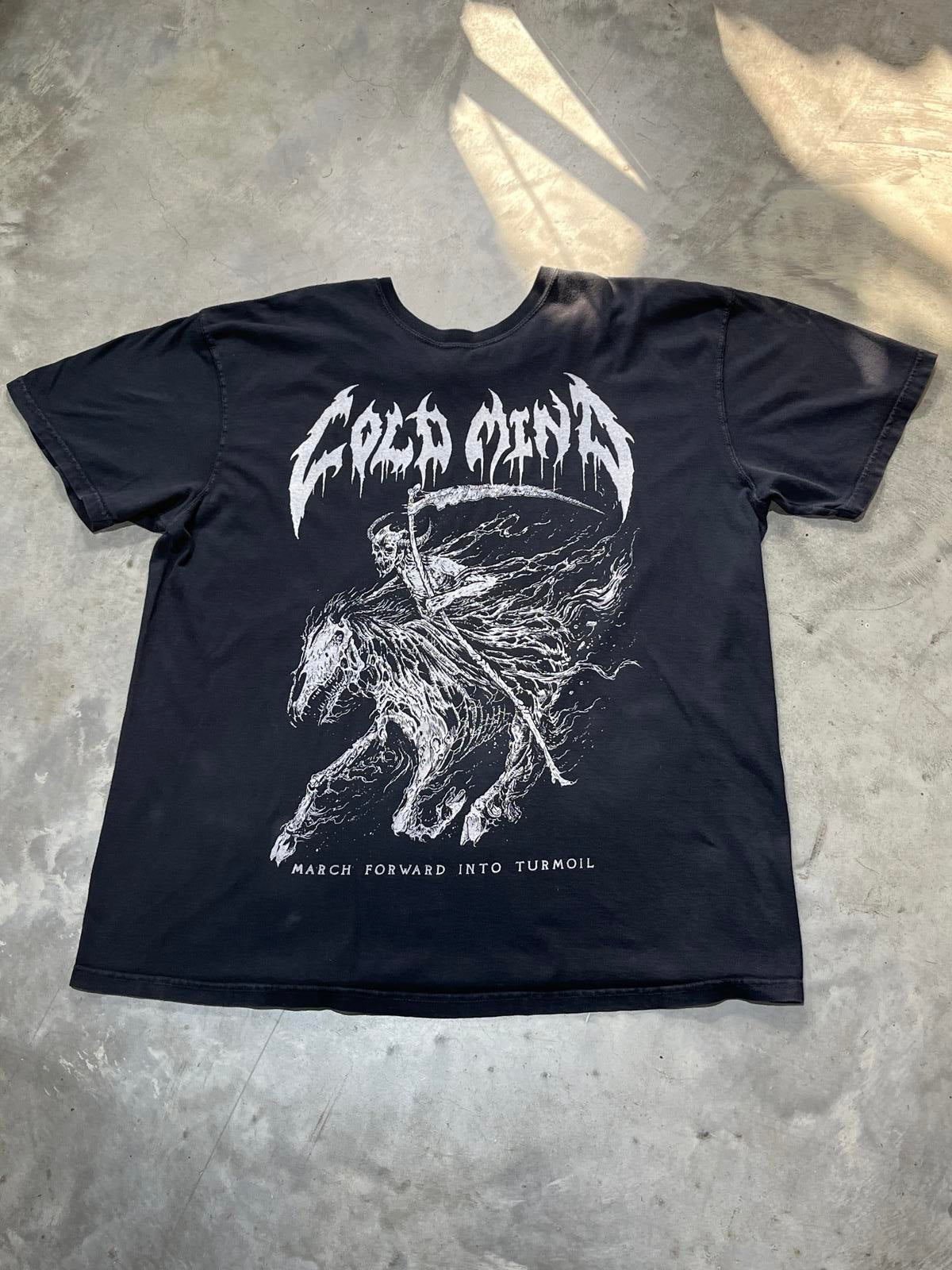 Cold Mind March Forward To Turmoil Preowned XL Band T-shirt
