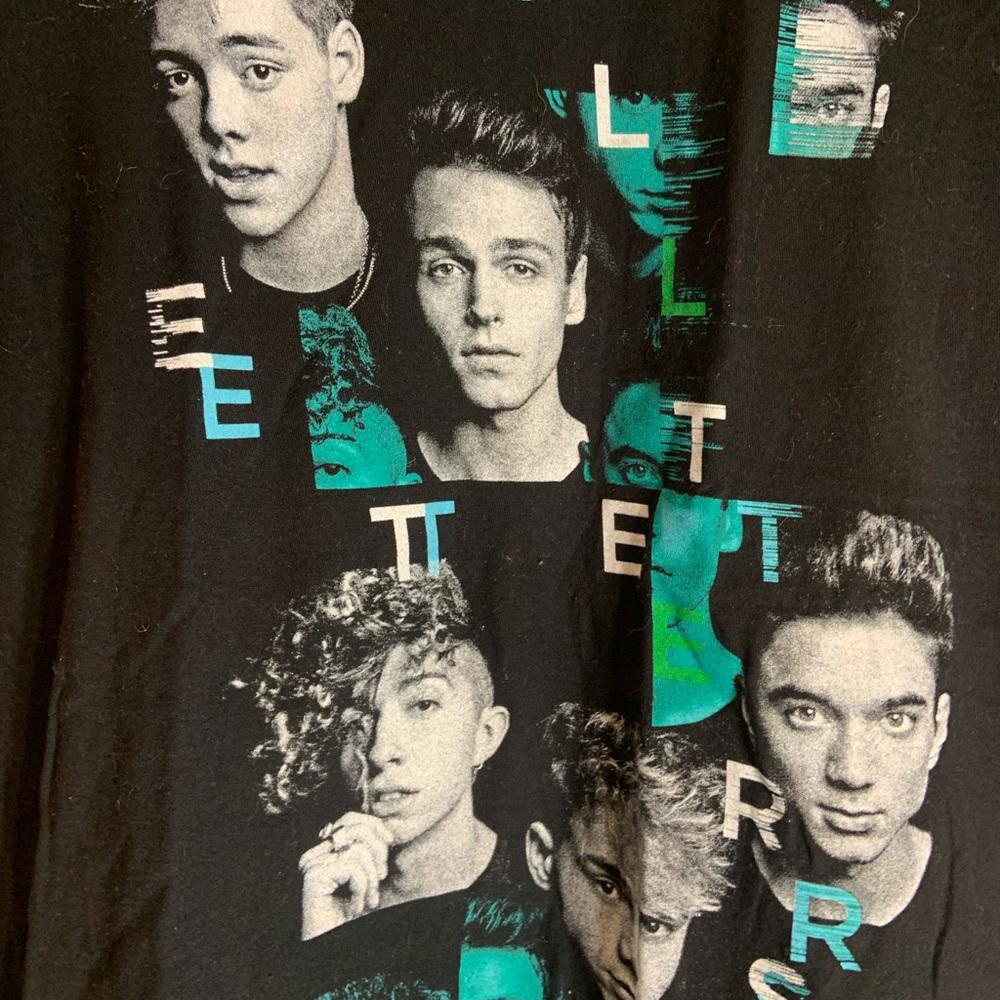 8letters small black graphic preowned T-shirt