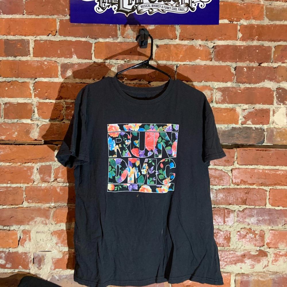 Run DMC Xlarge black graphic vintage T-shirt