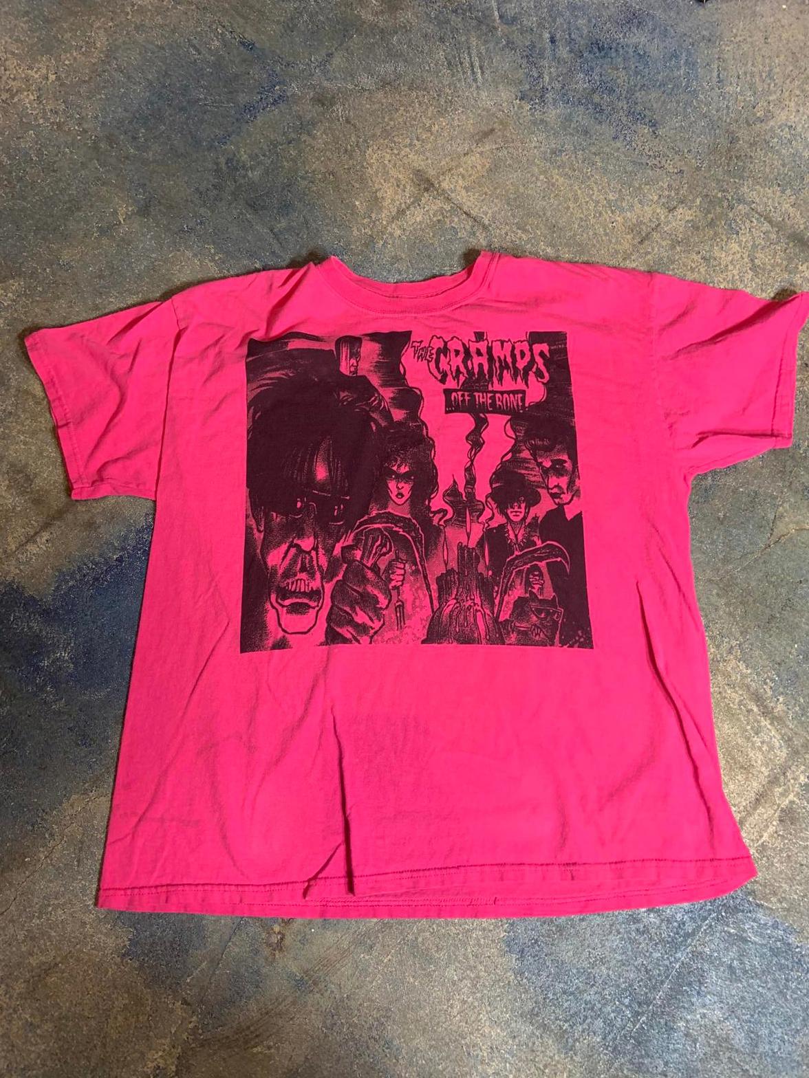 The Cramps PreOwned XL Pink Shirt
