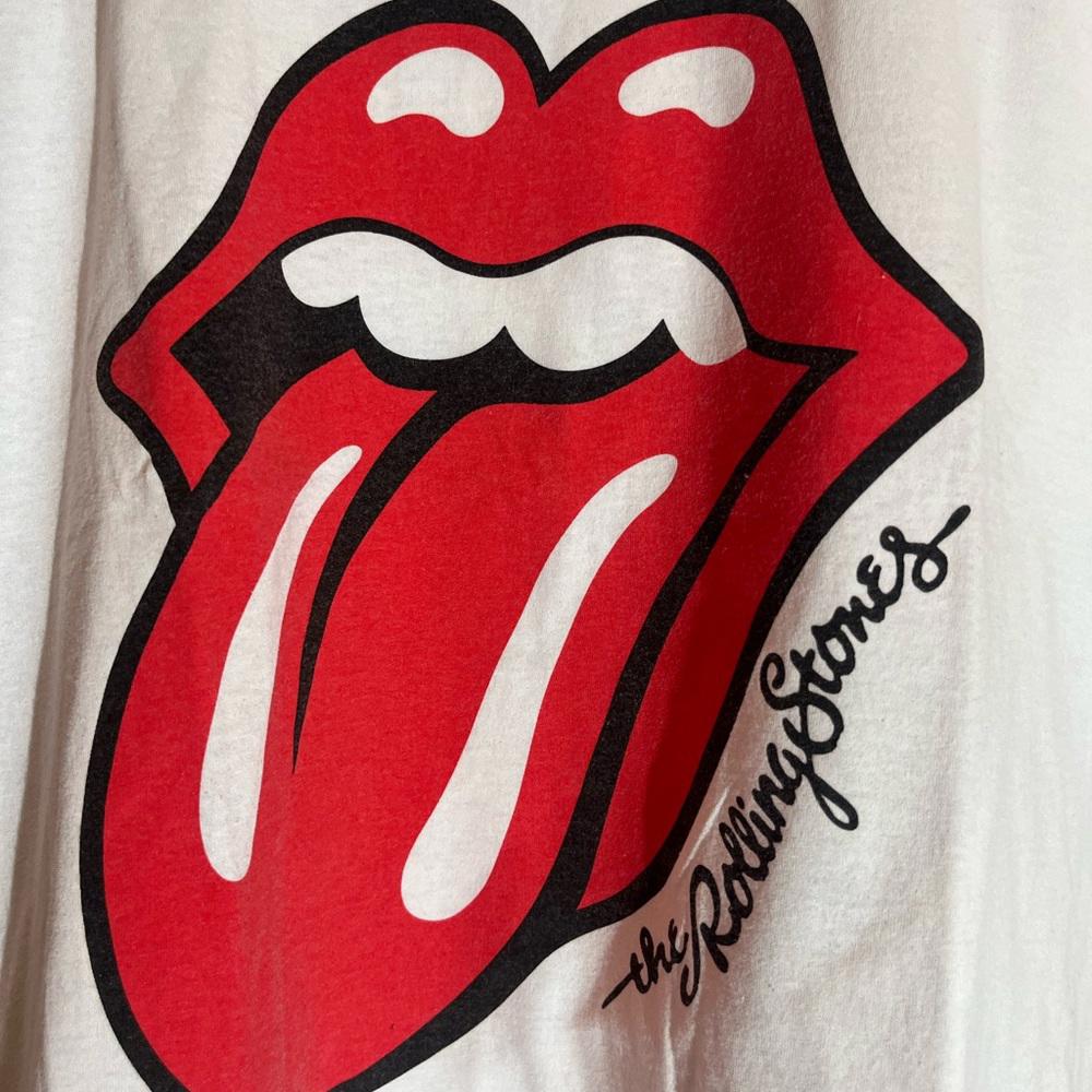 Rolling Stones xlarge white graphic vintage preowned tshirt