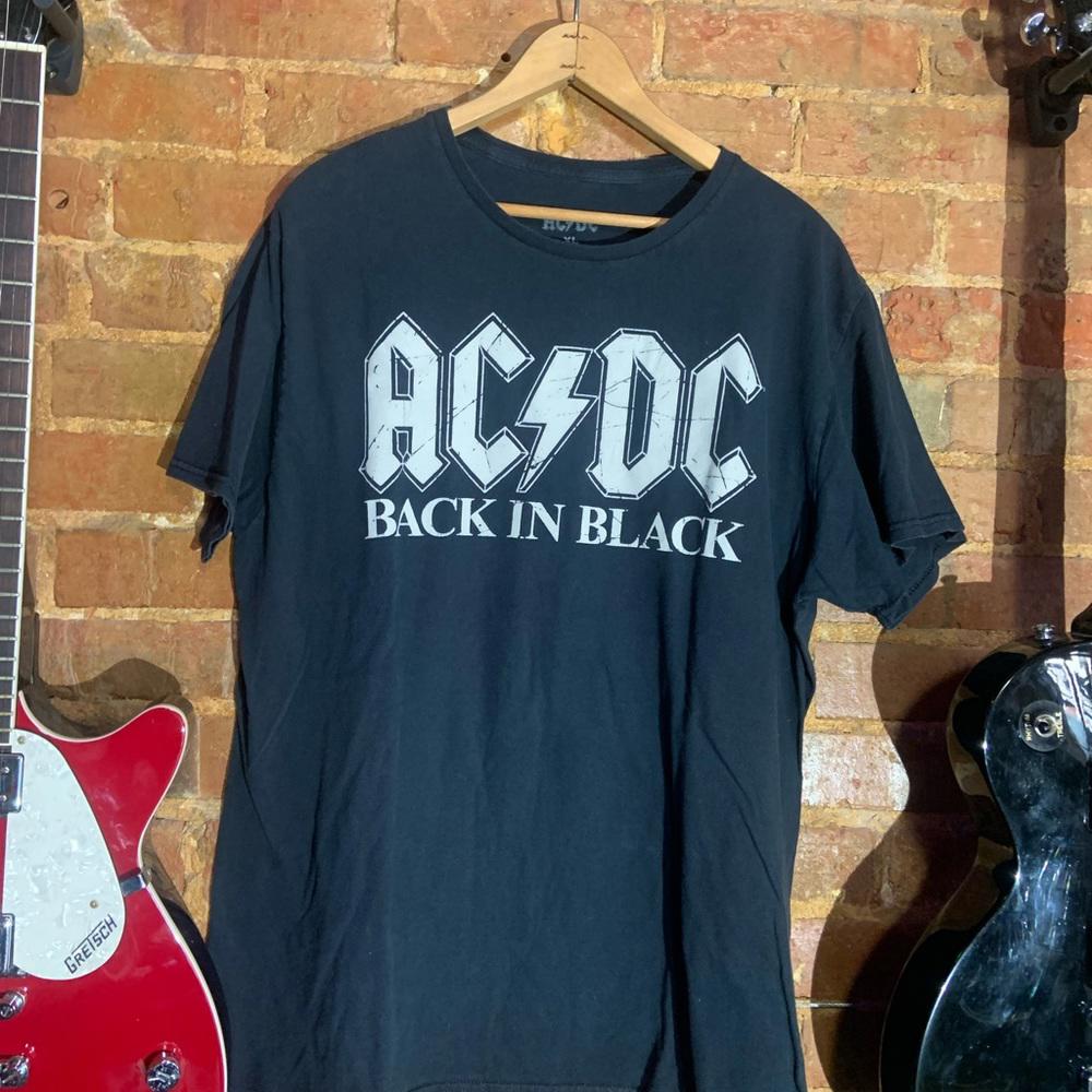 ACDC Xlarge black graphic vintage T-shirt