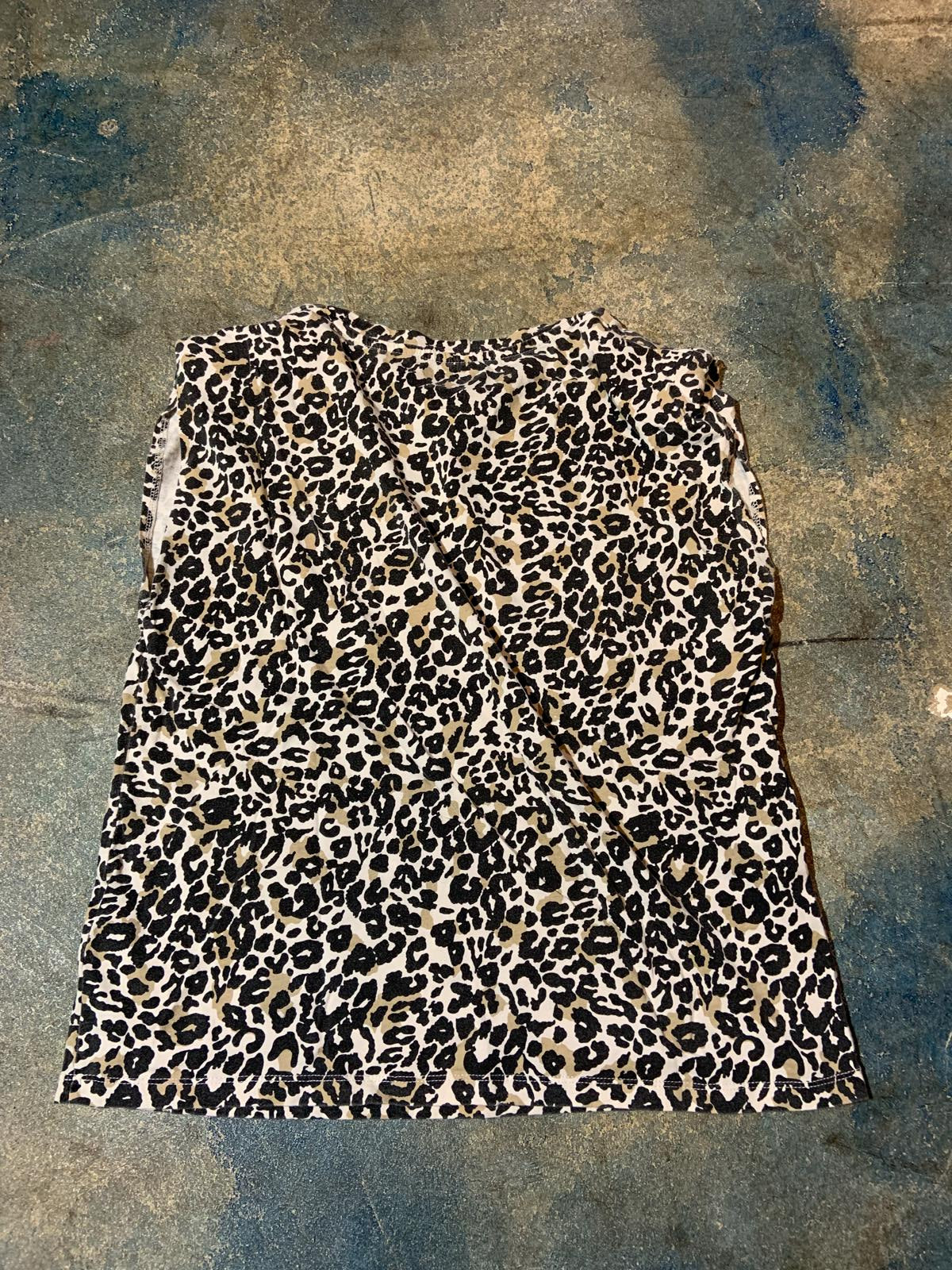 ACDC Preowned Medium Cheetah Print Band T-shirt