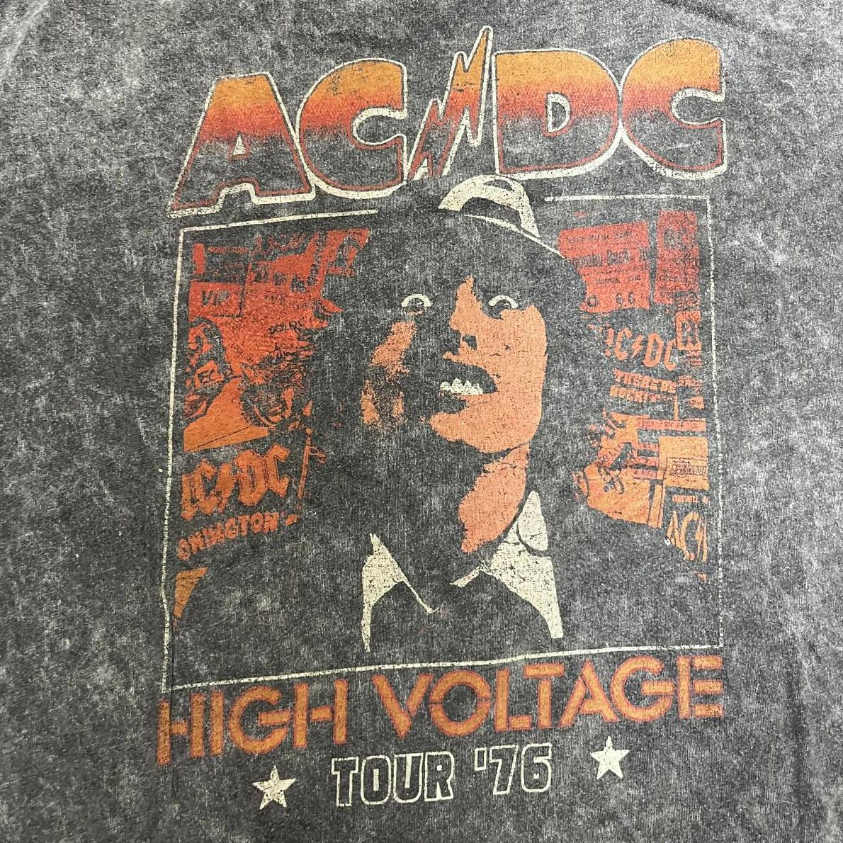 AC/DC High Voltage Tour medium preowned tshirt