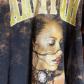 Aaliyah large black graphic preowned longsleeve tshirt