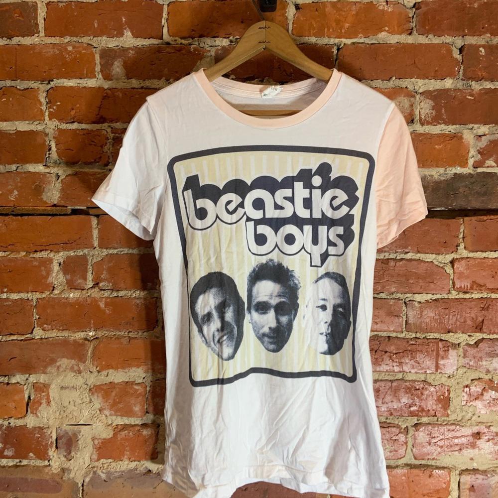 Beastie boys 2XLarge white graphic preowned T-shirt