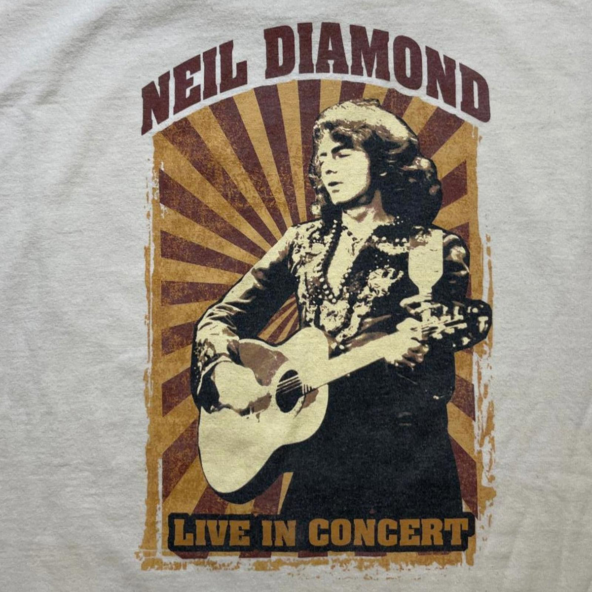 Neil Diamond 2008 World Tour Preowned 2XL Band T-shirt