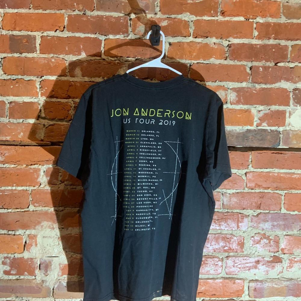 Jon Anderson 1000 hands Xlarge black graphic vintage T-shirt