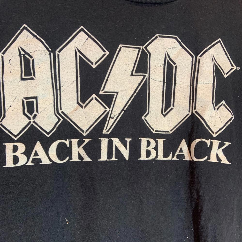 ACDC large black graphic vintage T-shirt