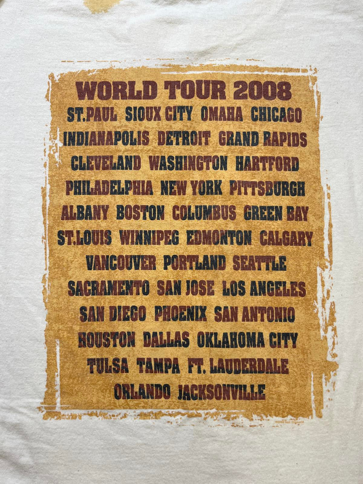 Neil Diamond 2008 World Tour Preowned 2XL Band T-shirt