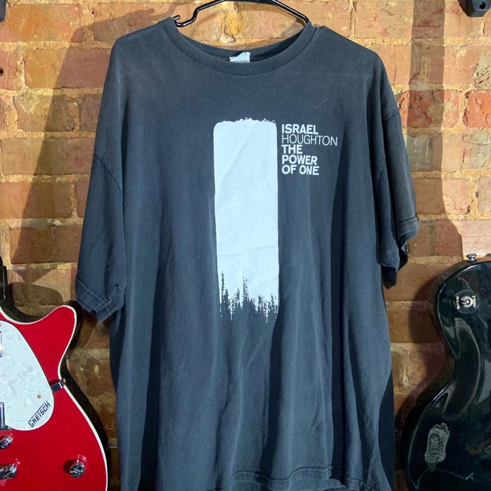 Israel houghton Xlarge black graphic vintage T-shirt