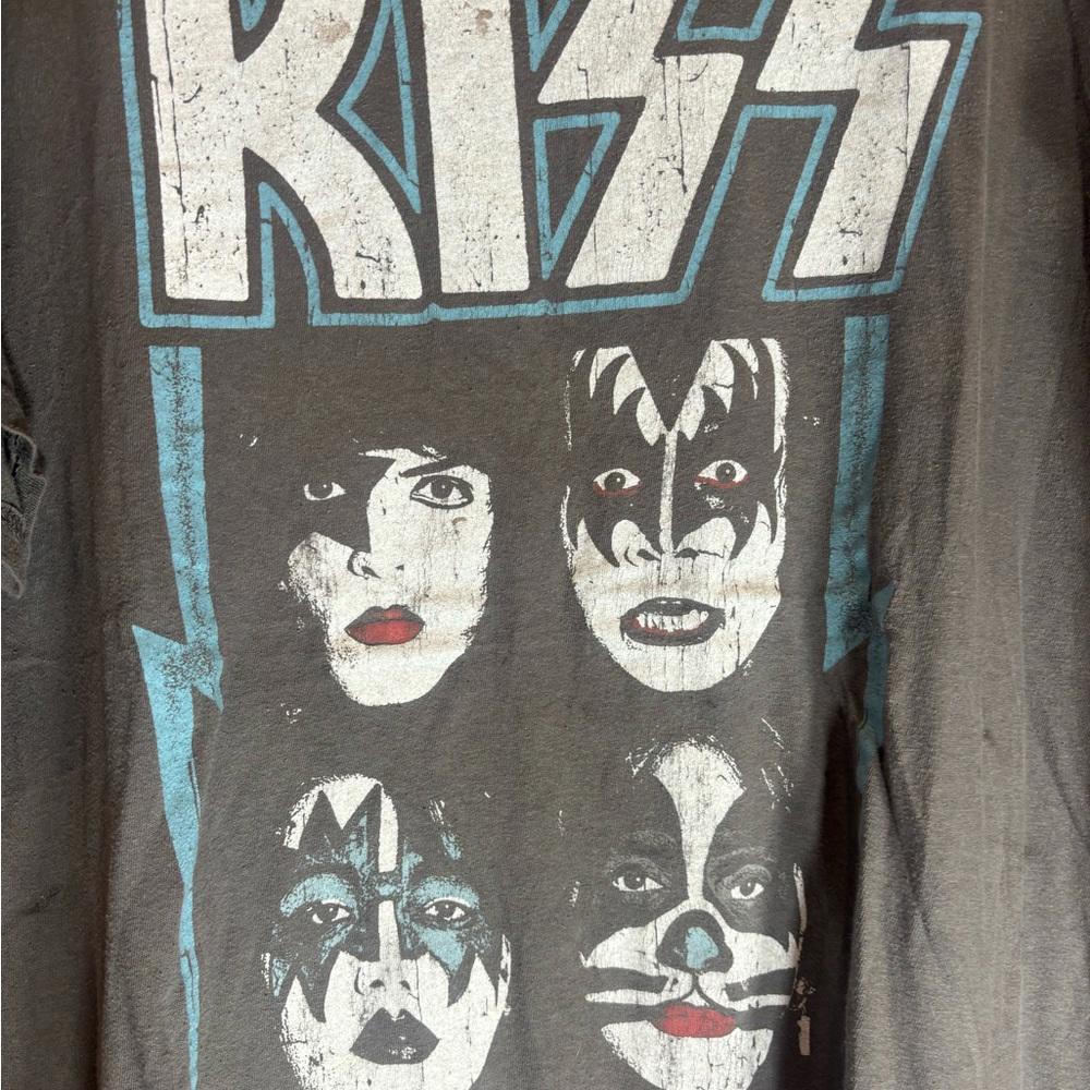 Kiss 2xlarge grey graphic vintage preowned tshirt