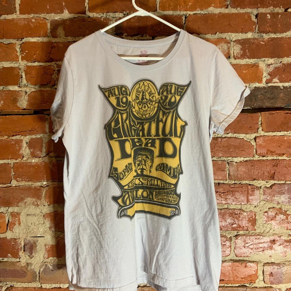 Grateful Dead 2XLarge ladies grey graphic preowned T-shirt