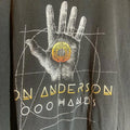 Jon Anderson 1000 hands Xlarge black graphic vintage T-shirt