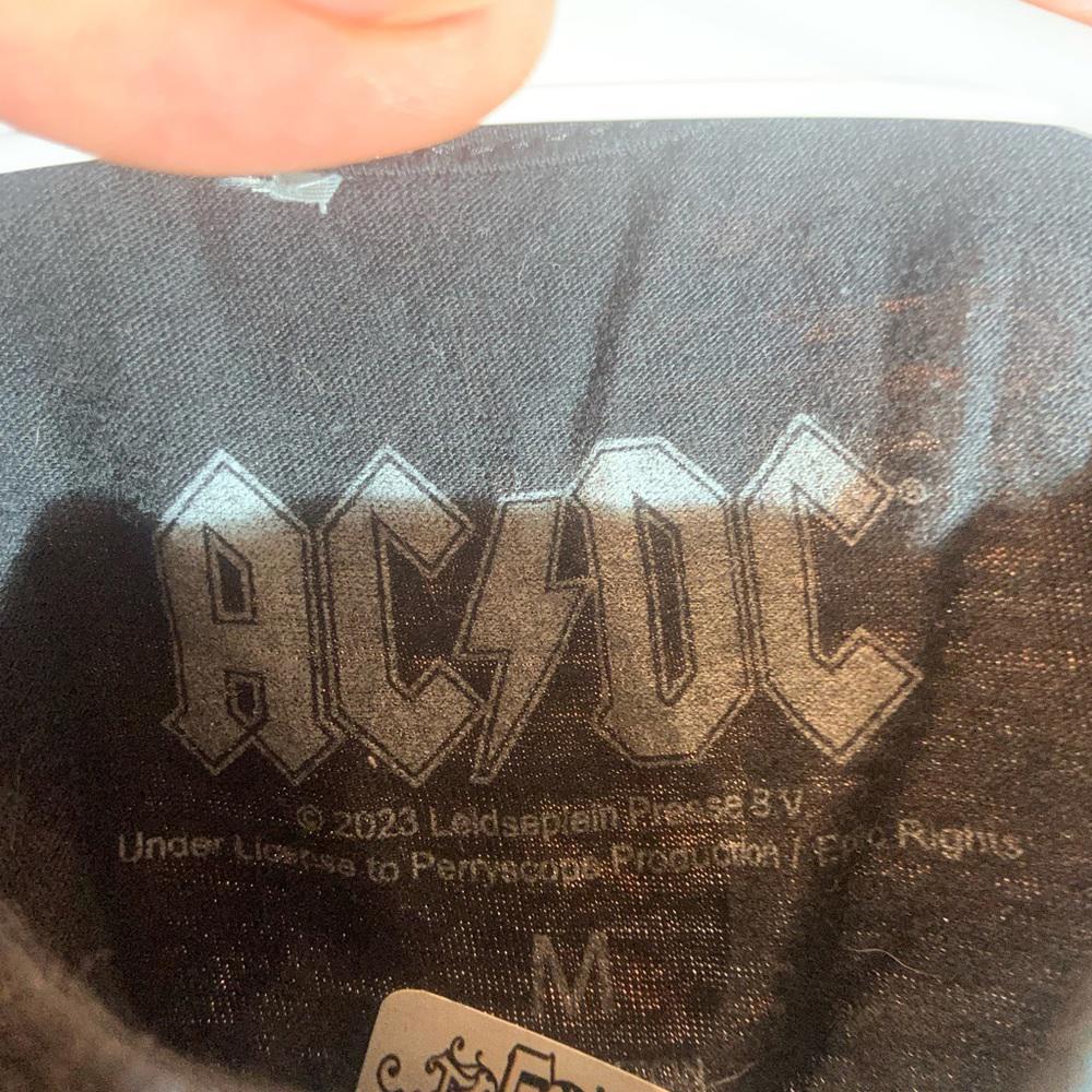 ACDC medium black graphic vintage T-shirt