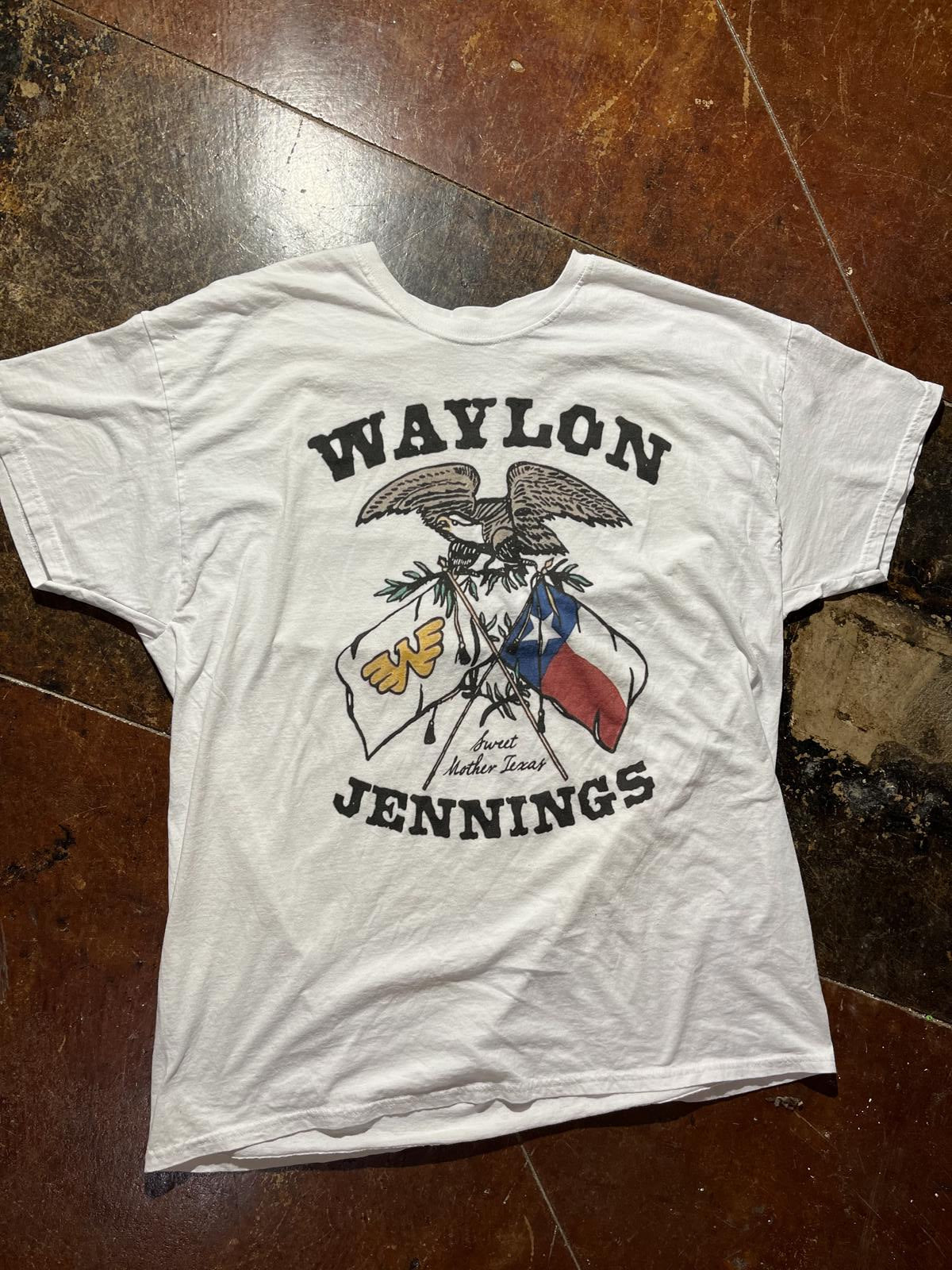 Waylon Jennings Preowned 2XL Band T-shirt