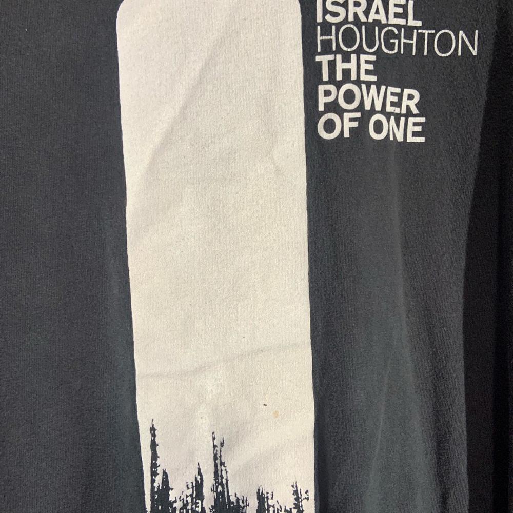 Israel houghton Xlarge black graphic vintage T-shirt