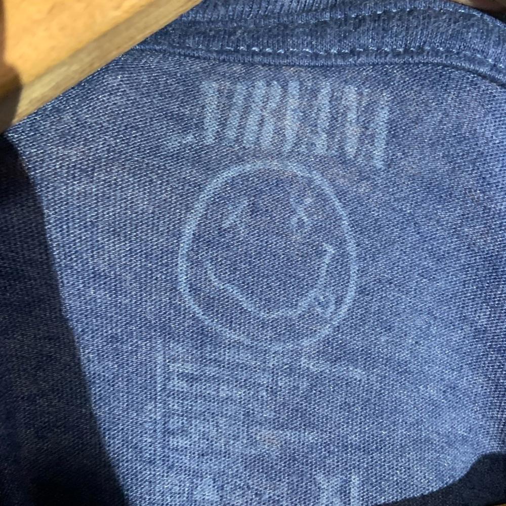 Nirvana Xlarge navy blue graphic vintage T-shirt
