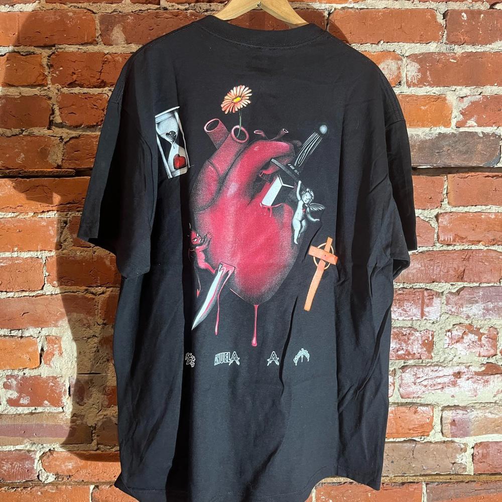 Real hasta la muerte xlarge black graphic vintage preowned tshirt