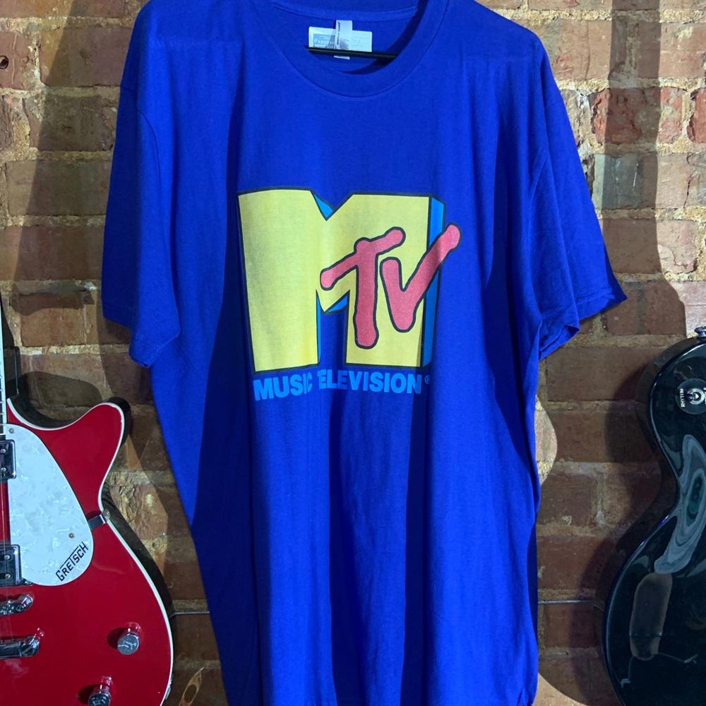 MTV 2XLarge blue graphic vintage T-shirt