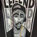 Tupac Xlarge black graphic vintage T-shirt