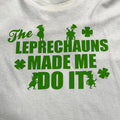 Leprechauns Made Me Do It Preowned XL Graphic T-shirt