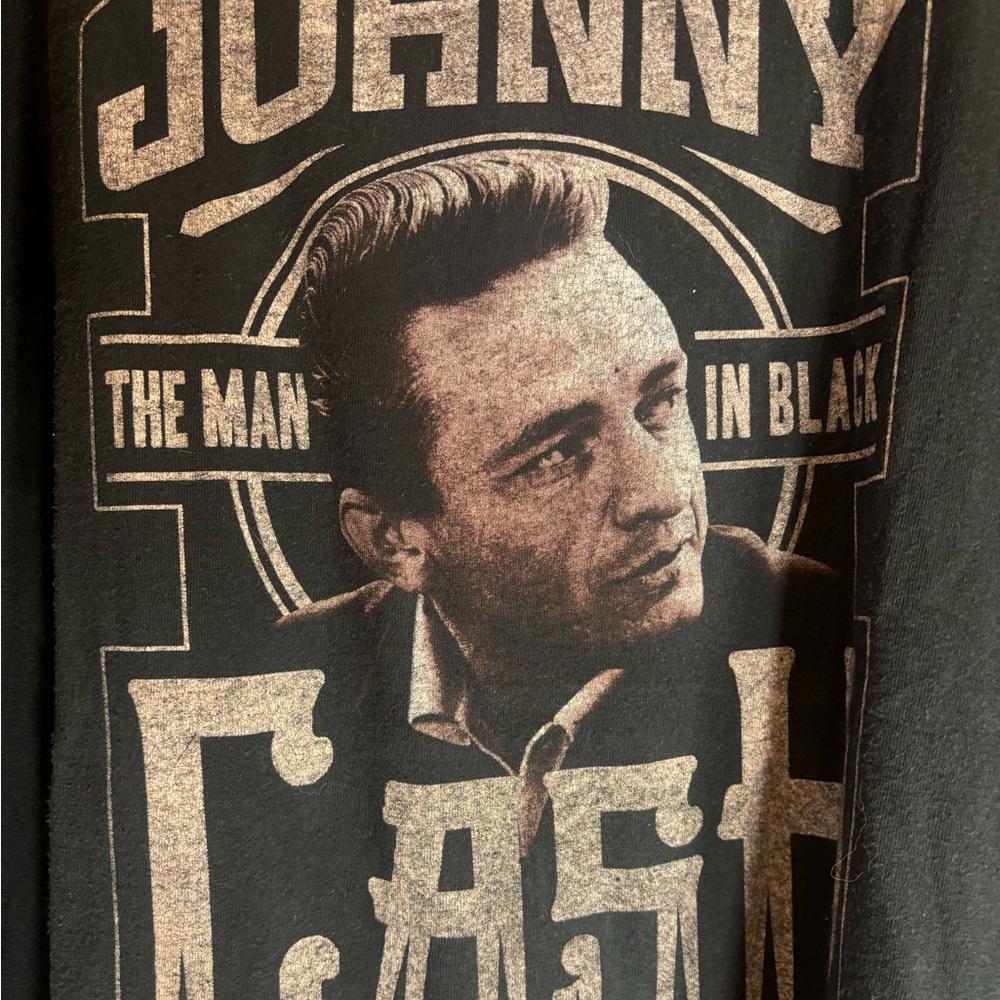Johnny cash 3xlarge black graphic vintage preowned tshirt