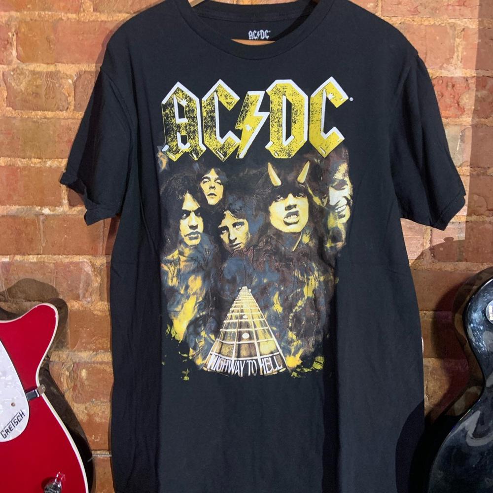 ACDC large black graphic vintage T-shirt