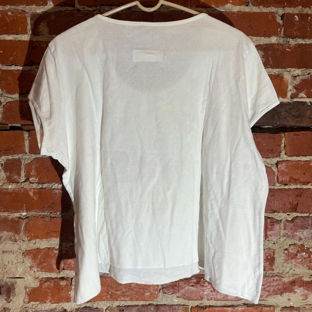 Flaming axe fest 2xlarge white graphic vintage preowned tshirt