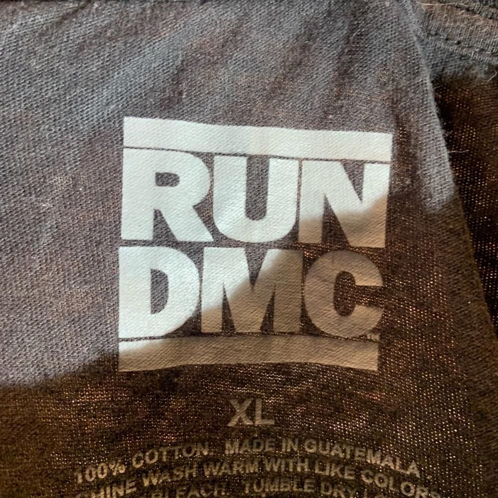 Run DMC Xlarge black graphic vintage T-shirt
