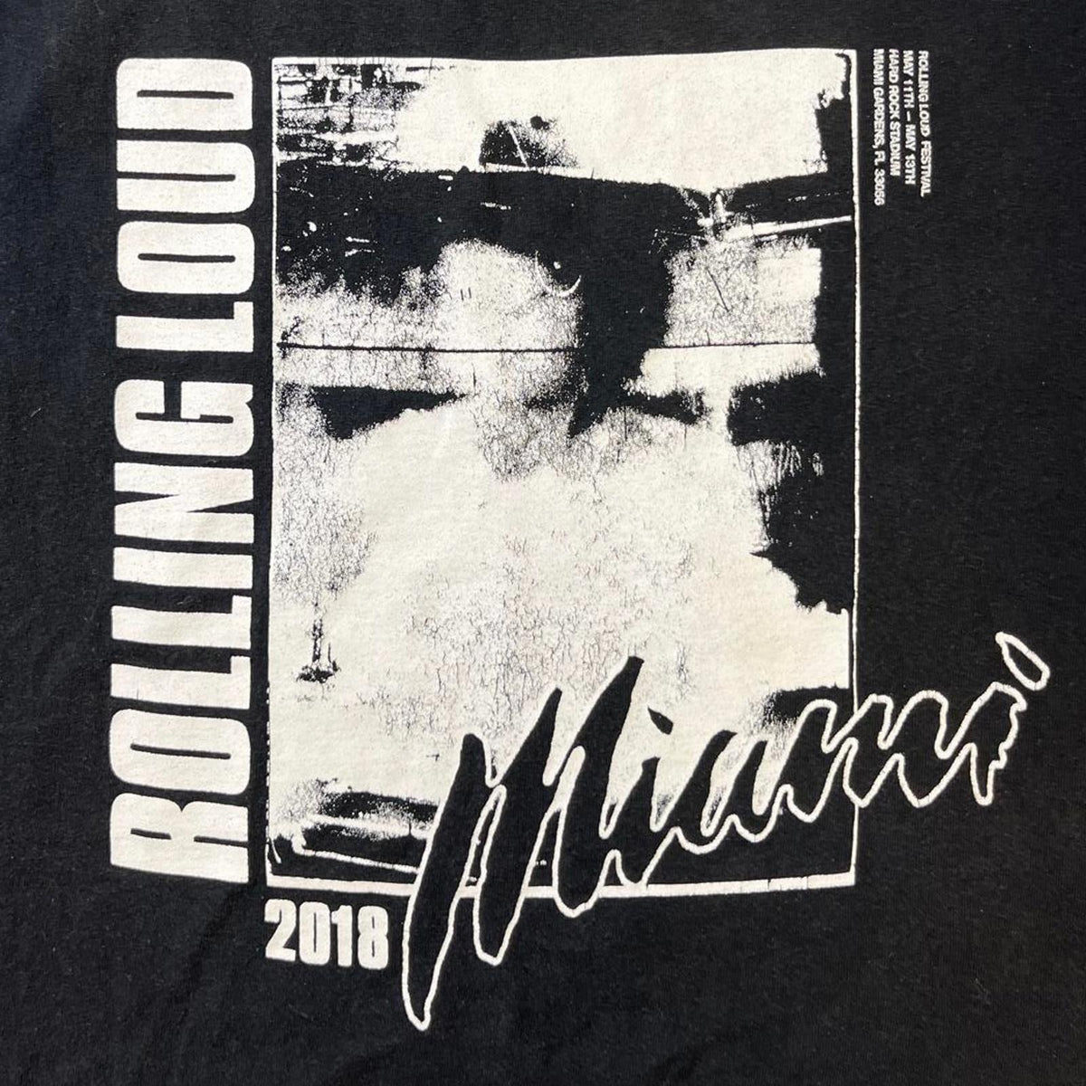 Rolling Loud 2018 Miami Preowned 2XL Band T-shirt