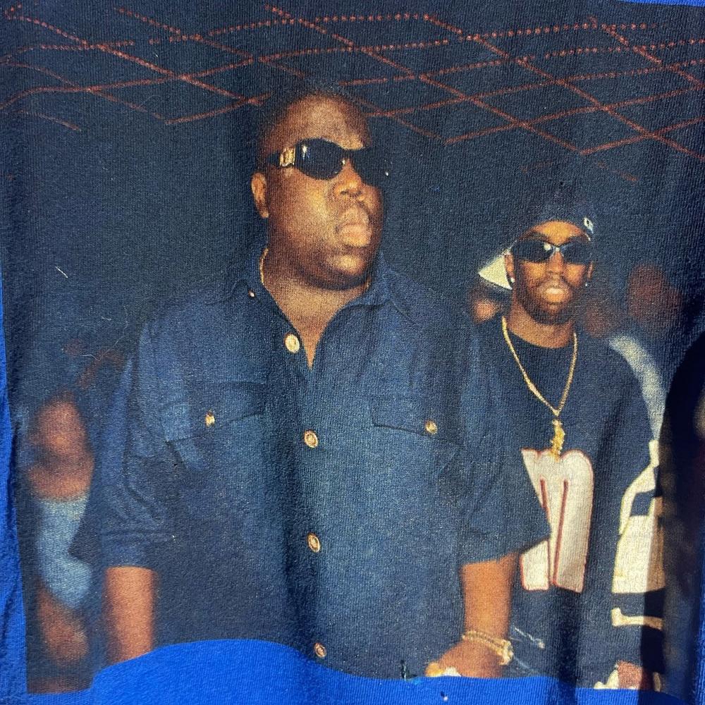 Biggie smalls X-Large blue graphic vintage preowned tshirt