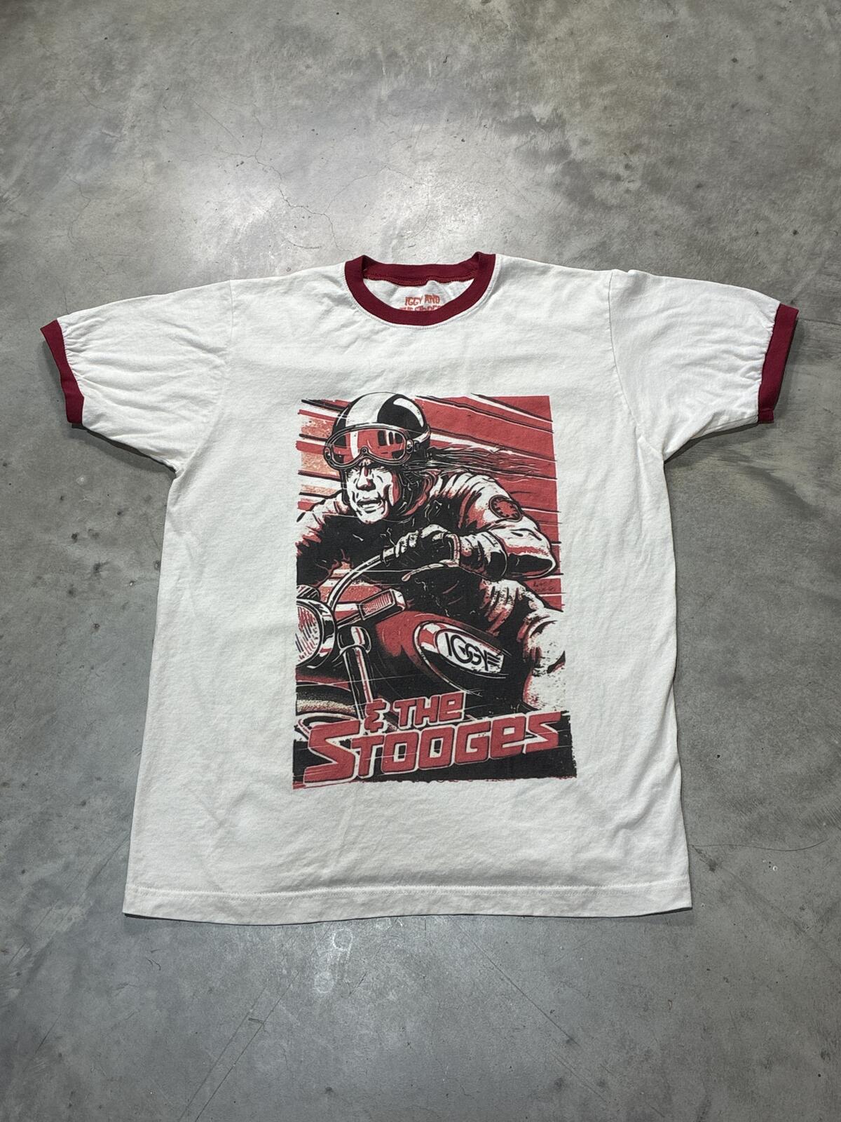 Iggy And The Stooges Preowned Medium Ringer T-shirt