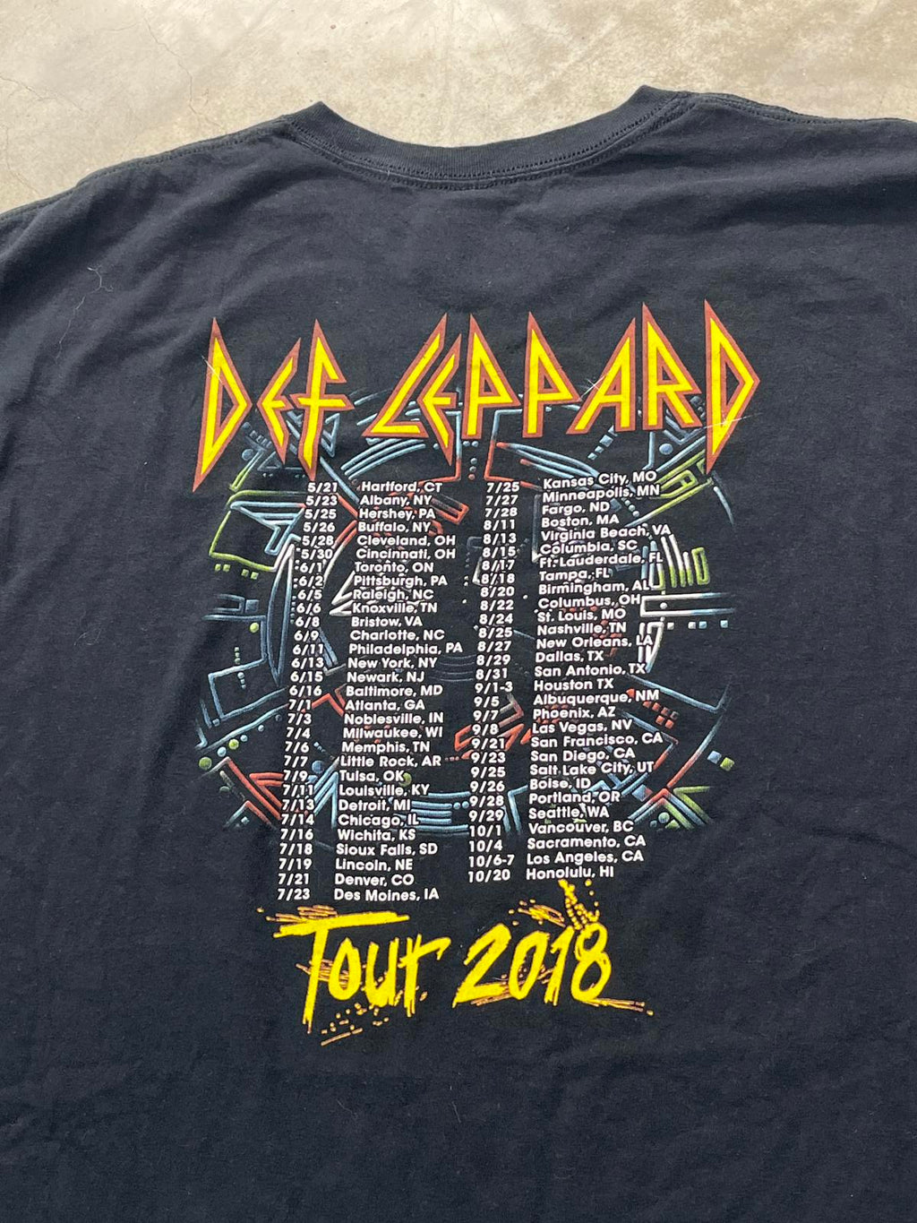 Def Leppard Preowned 3XL T-shirt