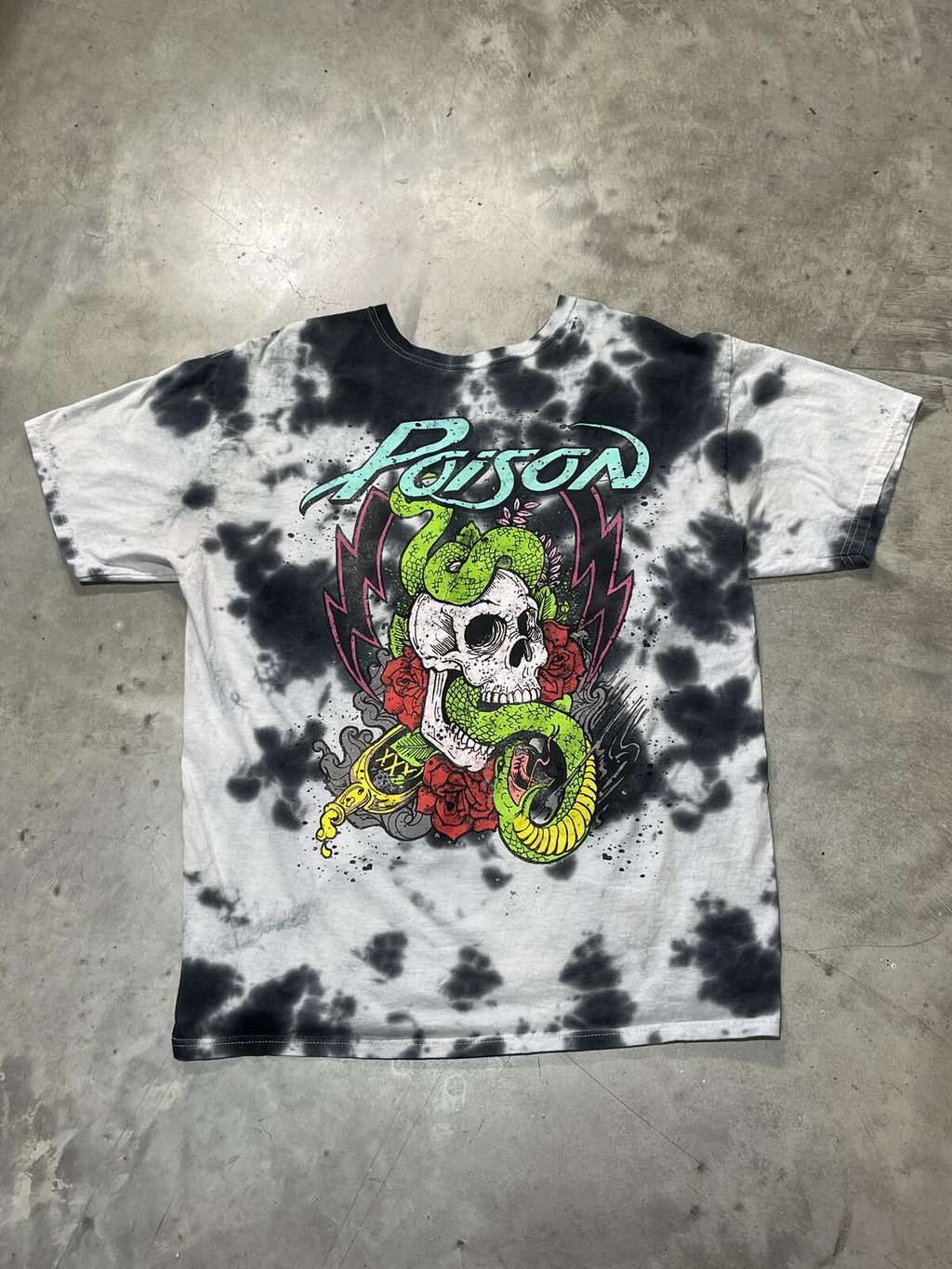 Poison Preowned Medium Tie Dye T-shirt