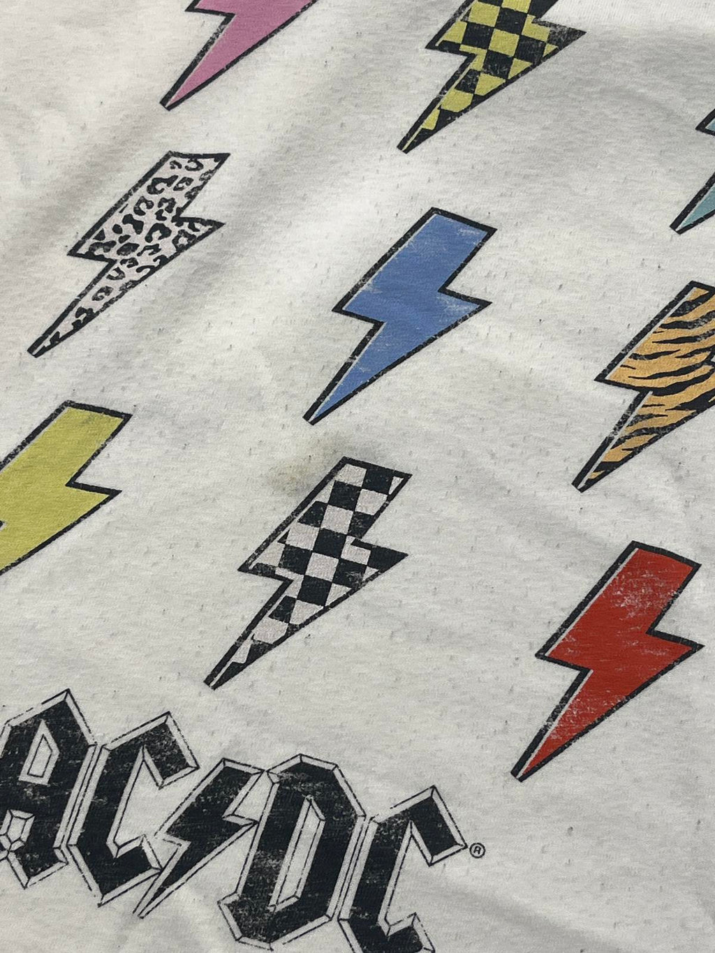 ACDC Preowned Medium Cropped Sweatshirt