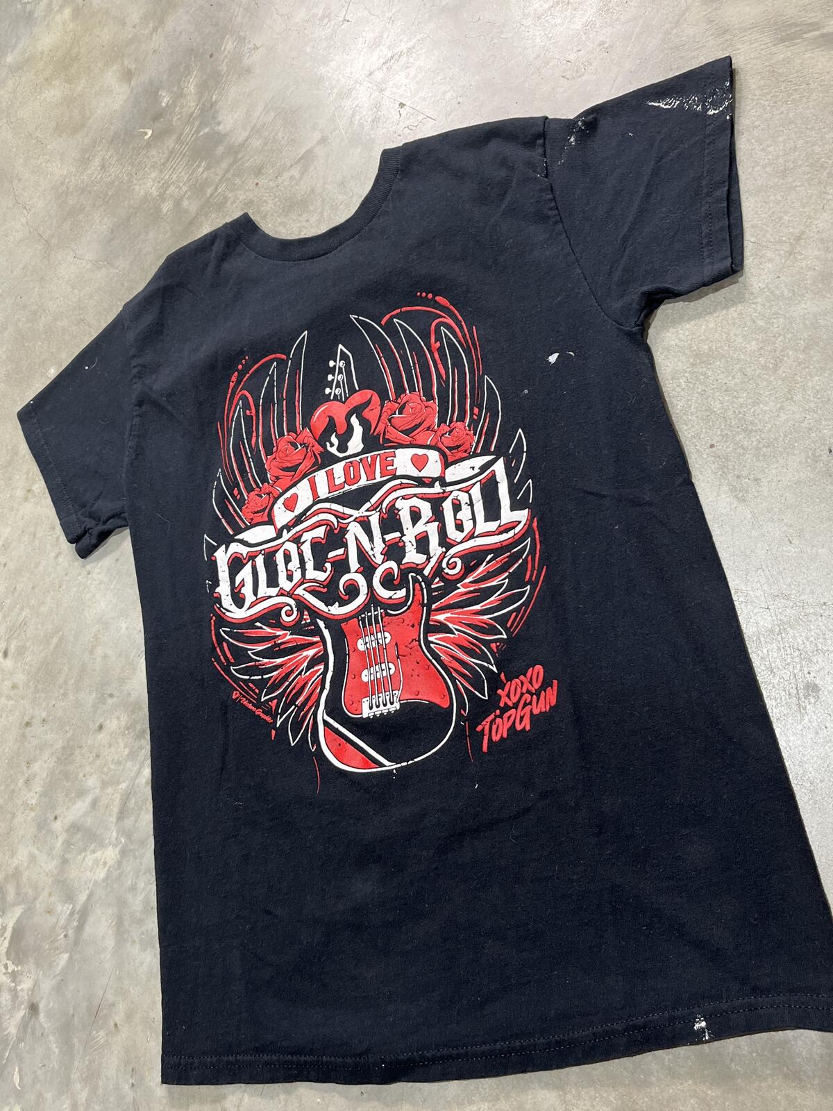 I Love Gloc N Roll Top Gun Preowned Small T-shirt