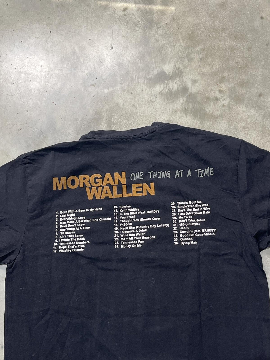 Morgan Wallen Preowned Medium T-shirt